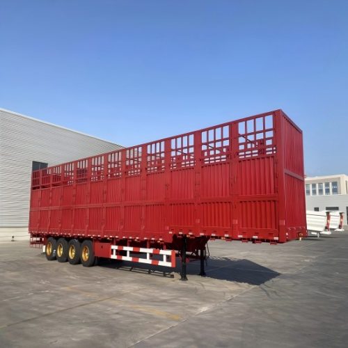 4 Axle Fence Truck Trailer