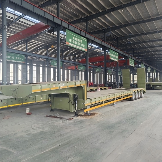 4 Line 8 Axle Low Bed Trailer