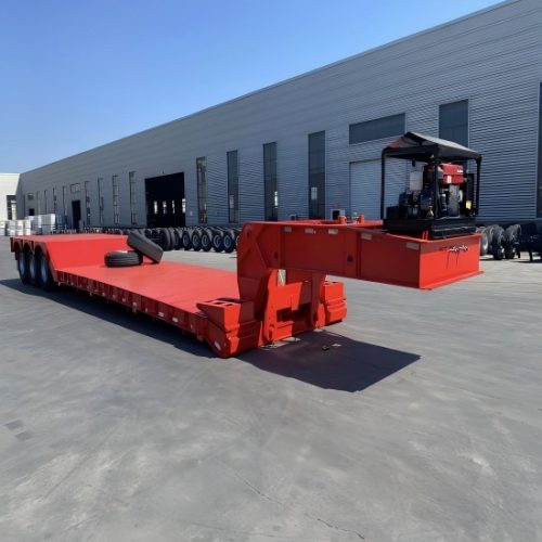 China Lowboy Gooseneck Trailer Factory