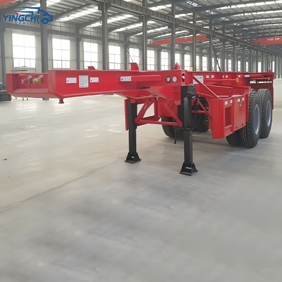 2 Axle Skeleton Truck Trailer