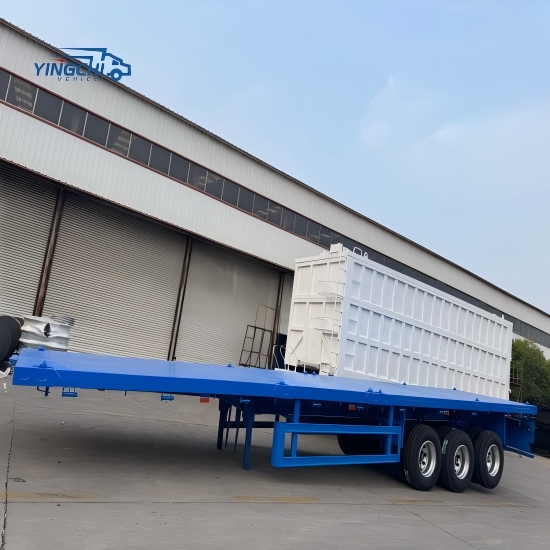 3 Axle Flatbed Trailer