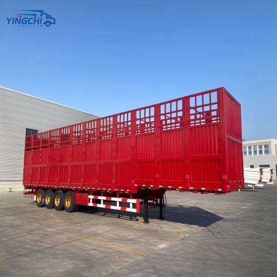 4 Axle Fence Truck Trailer