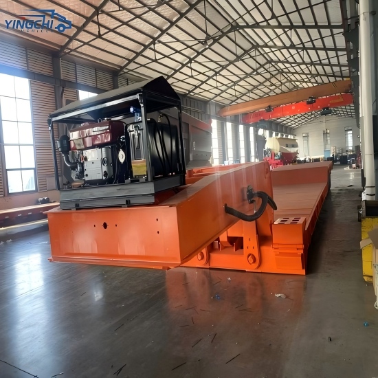 4 Axle Lowboy Equipment Trailer