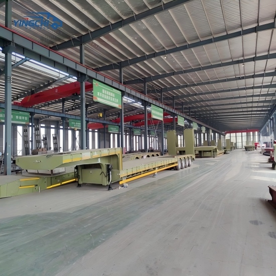 4 Line 8 Axle Low Bed Trailer