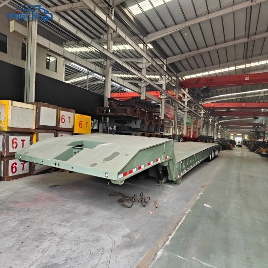 6 Axle Folding Neck Semi Trailer