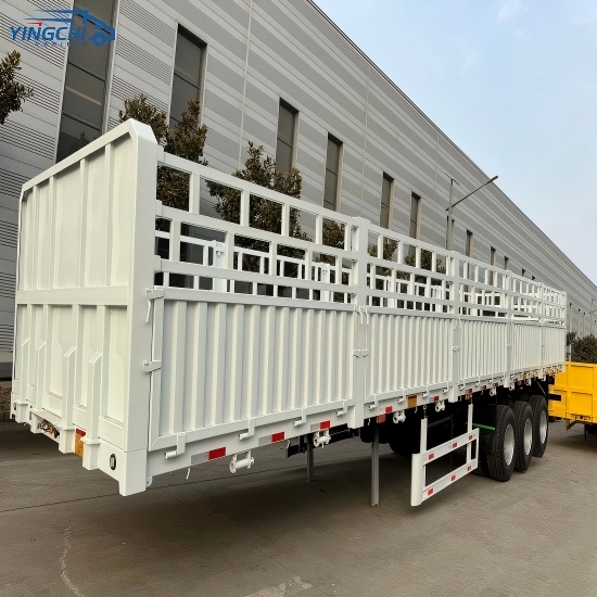 Tri Axle Stake Livestock Trailer